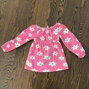 Kelly’s Kids, size 5-6, small. Pink w/ daisies
